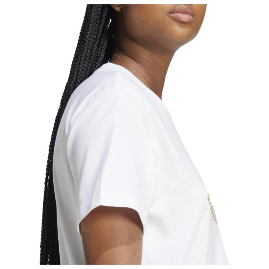 Adidas Γυναικεία κοντομάνικη μπλούζα Tech Metallic Graphic Tee Adidas Γυναικεία κοντομάνικη μπλούζα Tech Metallic Graphic Tee